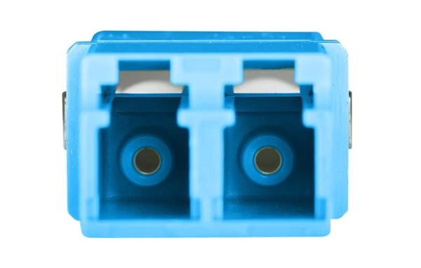 Адаптер (розетка) LC/UPC SM duplex (SC тип) бесфланцевый
