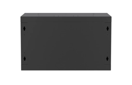 Шкаф телекоммуникационный настенный разборный черный 19”,6U(600x450), ШТ-НСр-6U-600-450-М-Ч дверь металл ССД