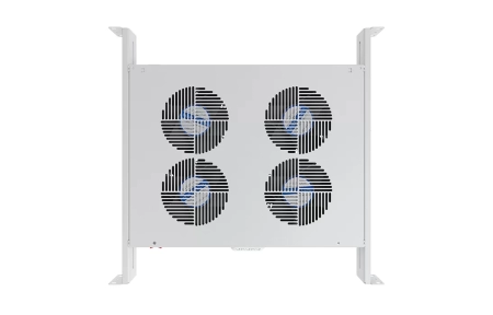 Вентиляторный модуль , 4 вентилятора с термореле  ВМ-4-19"-Т ССД