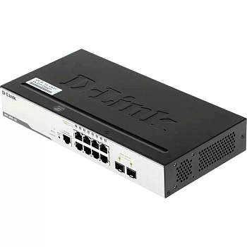 Коммутатор D-Link DGS-3000-10L/B1A 8G 2SFP управляемый