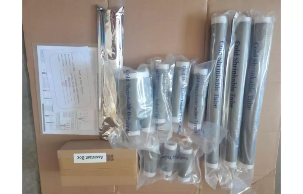 ИМАГ-Муфта-6/10-TI-3х95-150 - комплект концевой муфты холодной усадки внутренней установки для 3-жил. кабеля с изоляцией из СПЭ на 6/10 кВ, 3х95-150 мм2