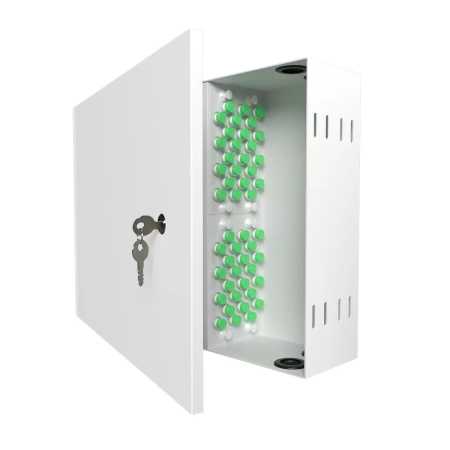 Кросс распределительный настенный КРН, 48, SM, укомплектованный 48 FC/APC