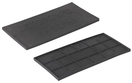 Плита закрытия кабеля ПЗК-ССД 240х480 (черная)