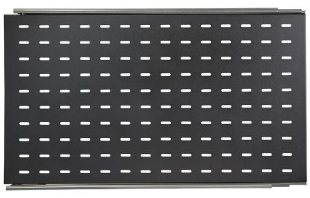 Полка перфорированная выдвижная ПВ-75(750х420) чёрная ССД