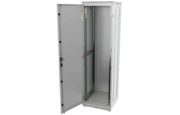 Шкаф телекоммуникационный напольный 19",42U(600x800), ШТ-НП-42U-600-800-М, передняя дверь металл ССД