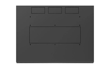 Шкаф телекоммуникационный настенный разборный черный 19”,12U(600x450), ШТ-НСр-12U-600-450-М-Ч дверь металл ССД