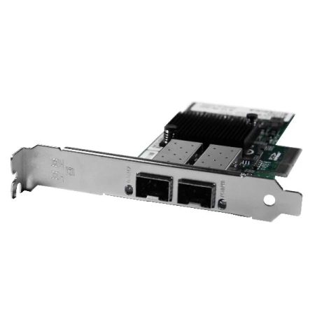 Сетевая карта Gigabit Ethernet, 2 SFP порта, 2*10/100/1000Base-X, 1,25 Гбит/с, Intel i350