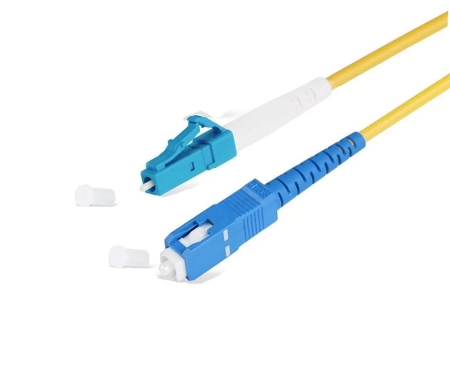 Оптический патчкорд LC/UPC-SC/UPC, SM G652D, 3.0mm, LSZH, 15M