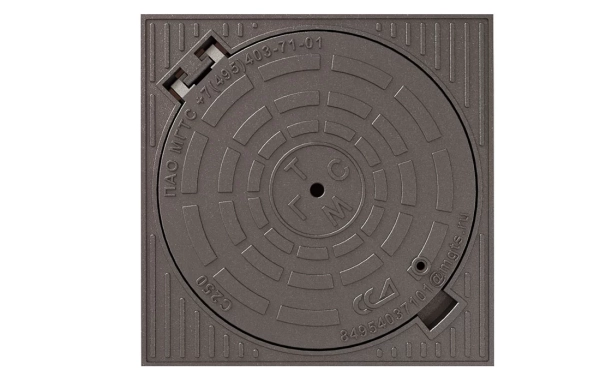 Люк квадратный МГТС ВЧШГ тип Т "С-250" (ГТС) 2.7.8-60 (ОУЭ-КВ-В125-С250)