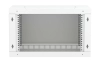 Шкаф телекоммуникационный настенный разборный 19”,6U(600x650), ШТ-НСр-6U-600-650-М дверь металл ССД