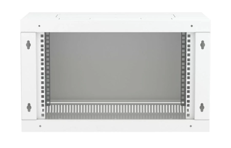 Шкаф телекоммуникационный настенный разборный 19”,6U(600x650), ШТ-НСр-6U-600-650-М дверь металл ССД