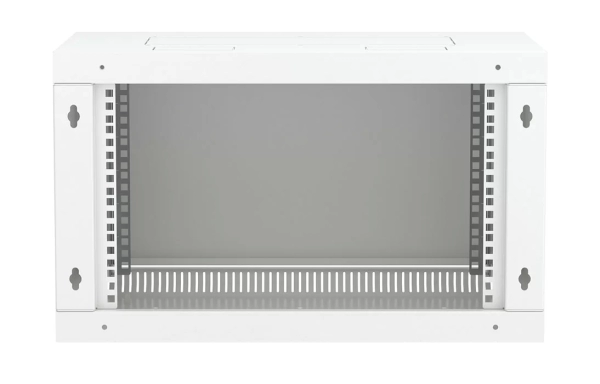 Шкаф телекоммуникационный настенный разборный 19”,6U(600x650), ШТ-НСр-6U-600-650-М дверь металл ССД