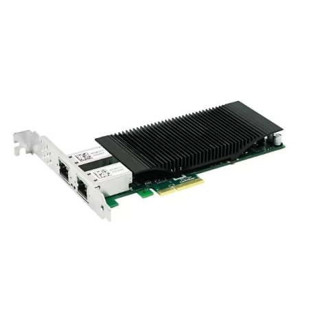 Сетевая карта PoE Gigabit Ethernet, 2 RJ-45, 2*10/100/1000Base-T, 1,25 Гбит/с, Intel i350