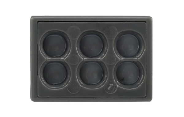 07-3060 Экспресс-клемма с пастой, 6-проводная до 2,5 мм?, серая (50 шт./уп.) (773-306) REXANT