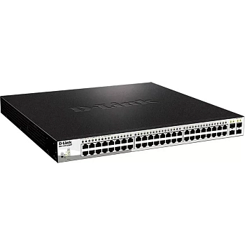 Коммутатор D-Link DGS-1210-52MPP/E2A 48G 4SFP 48PoE 740W управляемый
