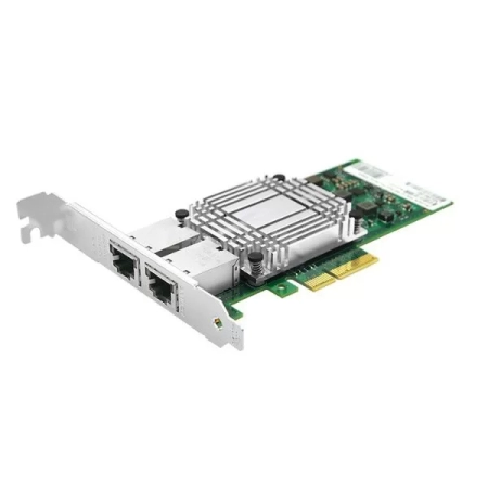 Сетевая карта 10Gigabit Ethernet, 2 RJ-45, 2*10G Base-T, 10 Гбит/с, Intel x550