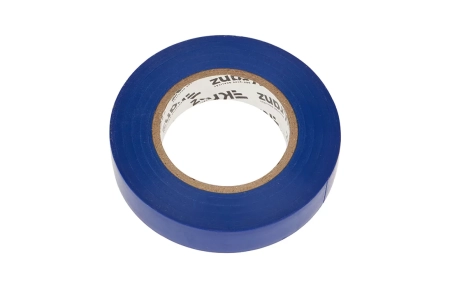 KR-09-2105 Изолента ПВХ KRANZ 15 мм х 25 м, синяя, упаковка 5 роликов