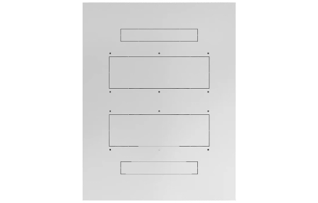 Шкаф телекоммуникационный напольный 19",27U(600x1000), ШТ-НП-27U-600-1000-С, передняя дверь стекло ССД