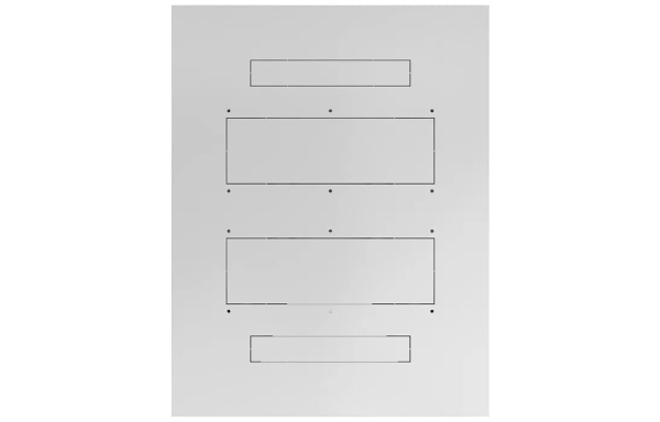 Шкаф телекоммуникационный напольный 19",27U(600x1000), ШТ-НП-27U-600-1000-С, передняя дверь стекло ССД