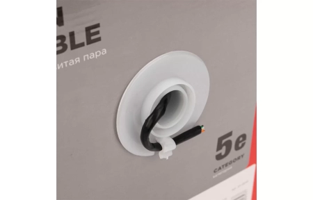 01-0045 Кабель витая пара REXANT UTP 4PR 24AWG, CAT5e наружный (OUTDOOR) (бухта 305 м)