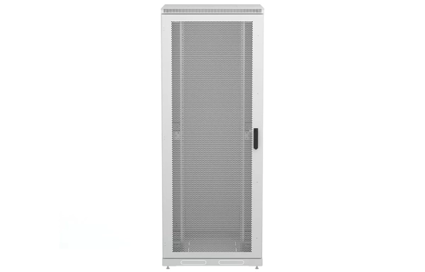 Шкаф телекоммуникационный напольный 19",42U(800x800), ШТ-НП-42U-800-800-ПП, передняя и задняя дверь перфорированная ССД