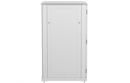 Шкаф телекоммуникационный напольный 19",27U(600x600), ШТ-НП-27U-600-600-С, передняя дверь стекло ССД