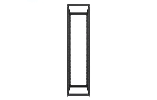 Стойка телекоммуникационная двухрамная открытая СТ-47U-800-2М-Э-Ч черная 9005