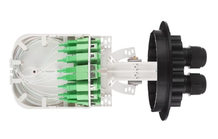 Муфта-кросс МКО-С7/СМ4-1PLC8-SC/APC-10SC-10SC/APC-1SC/APC  ССД