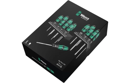 WE-105630	Kraftform Big Pack 300 набор отвёрток с двумя подставками, 14 пр., PH 1/2/3, PZ 1/2/3, TX 10/15/20/25/30, SL 3.5/4/6.5