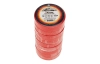 KR-09-2604 Изолента ПВХ KRANZ 0.13х15 мм, 20 м, красная упаковка 10 роликов