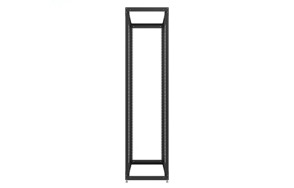 Стойка телекоммуникационная двухрамная открытая СТ-47U-800-2М-Э-Ч черная 9005