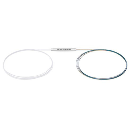 Оптический сплиттер PLC 1х4, SM, 0.9mm, 1.5M, миникорпус, неоконцованный