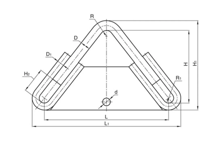 Коромысло двухреберное 2КУ-12-1