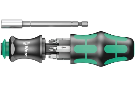 WE-134491	Kraftform Kompakt 28 с сумкой, набор бит с отвёрткой-битодержателем, 6 пр.