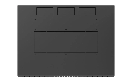 Шкаф телекоммуникационный настенный разборный черный 19”,18U(600x350), ШТ-НСр-18U-600-350-П-Ч дверь перфорированная ССД