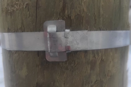 Замок (скрепа) для ленты монтажной (упаковка -30 шт) ССД