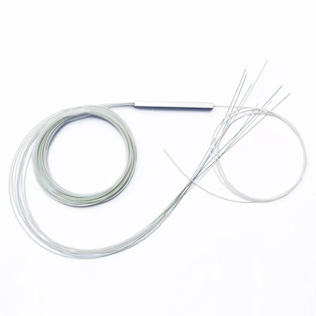 Оптический сплиттер PLC 1х8, SM, 0.25mm, 1M, миникорпус, неоконцованный