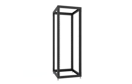 Стойка телекоммуникационная двухрамная открытая СТ-33U-600-2М-Э-Ч черная 9005