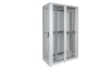 Шкаф телекоммуникационный напольный серверный 19",47U(600x1000) , ШТ-НП-С-47U-600-1000-ПП передняя,задняя двери перфорированные ССД
