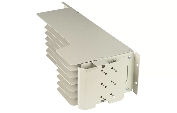 Блок кроссовый 19" 3U на 6 модулей П КБ6-П ВОКС-ФП (корпус)