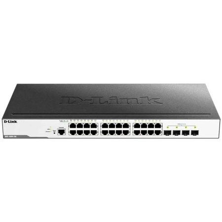 Коммутатор D-Link DGS-3000-28L/B1A 24G 4SFP управляемый