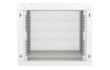 Шкаф телекоммуникационный настенный разборный 19”,9U(600x350), ШТ-НСр-9U-600-350-П дверь перфорированная ССД