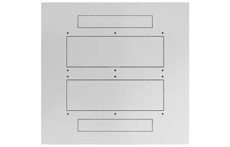 Шкаф телекоммуникационный напольный 19",47U(600x800), ШТ-НП-47U-600-800-М, передняя дверь металл ССД