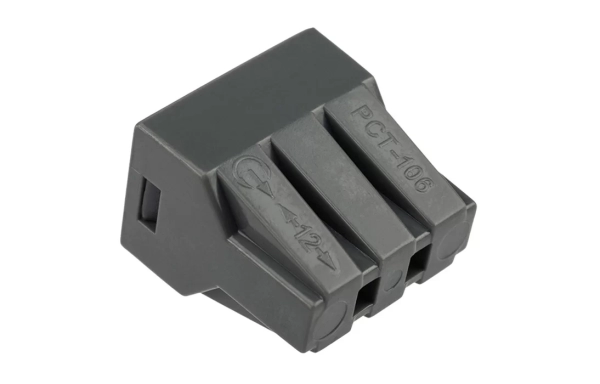 07-3060 Экспресс-клемма с пастой, 6-проводная до 2,5 мм?, серая (50 шт./уп.) (773-306) REXANT