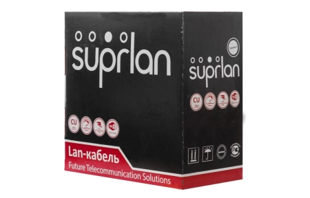 01-0320-1 SUPRLAN Standard UTP 5e 4x2xAWG24 Cu LSZH нг(А)-HF In. 305м (RUS)
