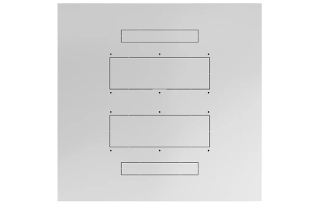 Шкаф телекоммуникационный напольный 19",47U(800x1000), ШТ-НП-47U-800-1000-М, передняя дверь металл ССД