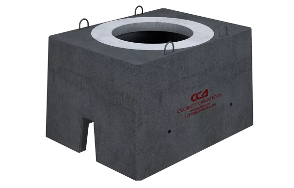 Колодец ККСр-2-10(80) ГЕК-ССД (В20) в двухслойной битумно-латексной гидроизоляции