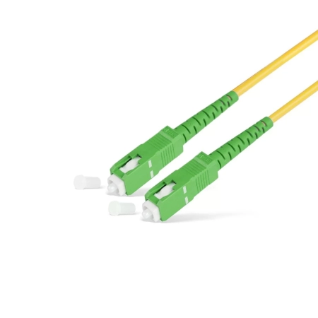 Оптический патчкорд SC/APC-SC/APC, SM G652D, 3.0mm, LSZH, 1M