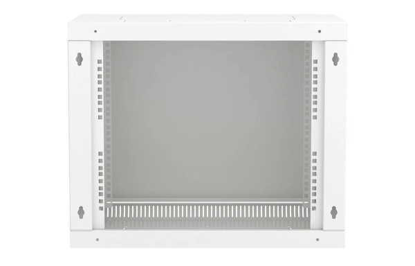 Шкаф телекоммуникационный настенный разборный 19”,9U(600x350), ШТ-НСр-9U-600-350-М дверь металл ССД