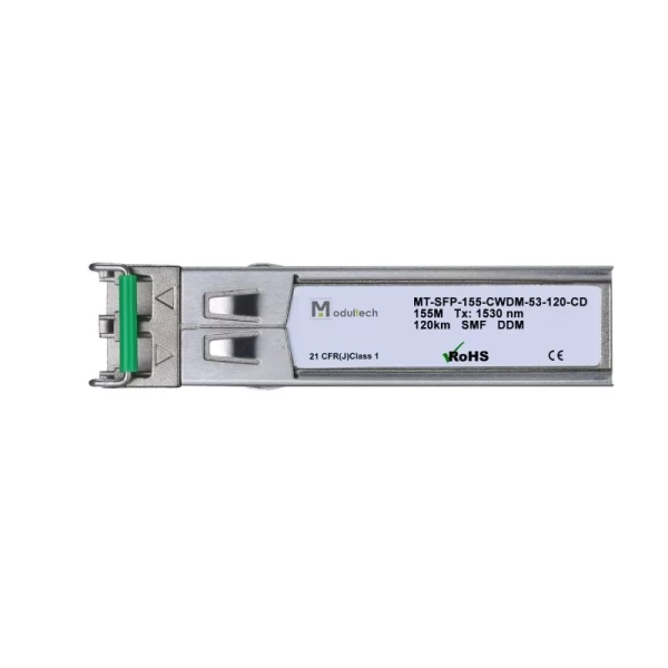 Модуль SFP CWDM 155 Мбит/с, 120 км, 1530 нм, SMF, LC